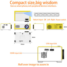 Load image into Gallery viewer, Projector Children M1 Wireless Entertainment Mobile Phone Home Mini Portable Projection
