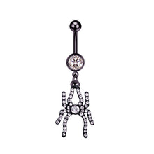 Load image into Gallery viewer, Oil Dripping Little Yellow Flower Rose Snake Series a Variety of Belly Ring