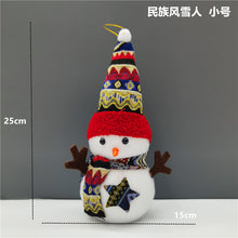 Load image into Gallery viewer, Christmas Decorations Snowman Baby Doll Christmas Tree Decoration Shopping Window Scene Layout