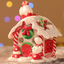Load image into Gallery viewer, Christmas Decorations Polymer Clay Luminous House Creative Christmas LED Luminous House Christmas Decoration Pendant