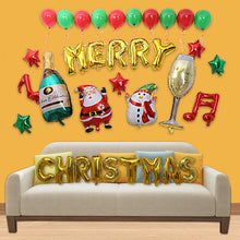 Load image into Gallery viewer, Christmas Balloon Set Latex Balloon Chain Arch KTV Christmas Decoration Balloon