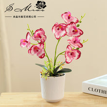 Load image into Gallery viewer, 3D Printing Film Three-Fork Eight-Flower Phalaenopsis Bonsai Artificial Flower Fashion Home Decorations