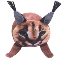 Load image into Gallery viewer, Big Floppa Plush Toy Lifelike Printing Ferocious Cat Pillow Cat Doll Gift