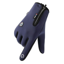 Load image into Gallery viewer, Men's Autumn and Winter Splash-Proof Water Velvet Thermal Non-Slip Full Finger Outdoor Mountaineering Gloves Women's