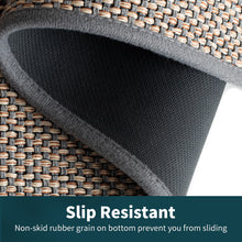 Load image into Gallery viewer, Hallway Mat Linen Woven Floor Mat Rubber Carpet Living Room Cushions Dust-Proof Mat