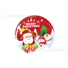 Load image into Gallery viewer, Spot Christmas Decoration Supplies Tableware Paper Pallet Paper Cup Tissue New Year Party Layout Disposable Plastic Tablecloth