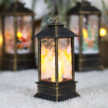 Load image into Gallery viewer, Christmas Storm Lantern Candlestick Lamp Small Night Lamp Elderly Snowman Decoration Small Night Lamp Desktop Decoration Christmas Decorations