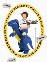Load image into Gallery viewer, Children's Inflatable Clothing Dinosaur Festival Performance Competition Little Dinosaur Inflatable Clothing Pack Toddler Riding