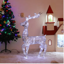 Load image into Gallery viewer, Decoration Luminous Iron Christmas Deer Christmas Scene Decorative Ornaments Shopping Mall Hotel Christmas Iron Gold and Silver Deer