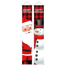 Load image into Gallery viewer, Christmas Couplet Party Party Decorations Background Fabric Wall Painting Door Hanging