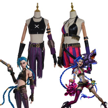 Load image into Gallery viewer, Lol League of Legends Cos Costume Jin Ke Si Stormed the Battle of Loli Twin Cities Women's Cosplay Costume