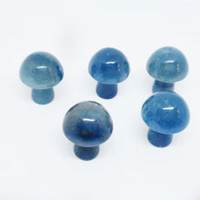 Load image into Gallery viewer, 5PCs Natural Crystal Agate Mushroom 2cm Mini Small Mushroom Crystal Crafts Micro Landscape Ornaments Decorations