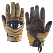 Load image into Gallery viewer, Adult Full Finger Protective Joint Anti-Fall Anti-Slip Touch Screen Motorcycle Riding Gloves