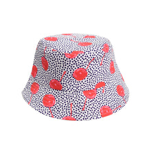 Load image into Gallery viewer, Unisex Reservible Creative Pattern Print Boonie Bucket Hat Cap Brim Outdoor Sun Safari Camping Fishing