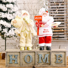 Load image into Gallery viewer, Christmas Decoration Station Santa Doll Decoration Santa Claus Standing Ornament Doll
