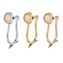 Load image into Gallery viewer, Model Nasal Splint Nose Stud Piercing Jewelry