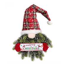 Load image into Gallery viewer, Christmas Decoration Christmas Wreath Faceless Old Man Elf Christmas Hanging Door Hanging Festival Decorations Pendant