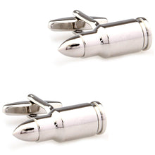 Load image into Gallery viewer, Cufflinks French Style Shirt Cufflinks Cuff Cufflink Men's Cufflinks Gold and Silver Color Bullet Cufflinks