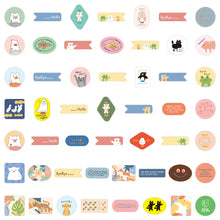 Load image into Gallery viewer, 50PCs Cute Korean Bear Graffiti Stickers Luggage Water Cup Skateboard Storage Box Waterproof Stickers