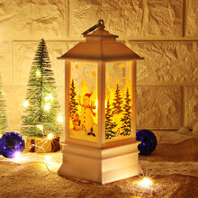 Load image into Gallery viewer, Christmas Storm Lantern Candlestick Lamp Small Night Lamp Old Snowman Decoration Small Night Lamp Desktop Decoration