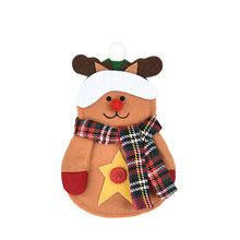 Load image into Gallery viewer, Christmas Decorations Creative Cartoon Doll Knife and Fork Set Holiday Restaurant Tableware Set Decoration Supplies