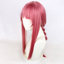 Load image into Gallery viewer, Chainsaw Man Machima Cos Wig Devil Hunter Chain Saw Man Cosplay Pink Twist Braid Wig