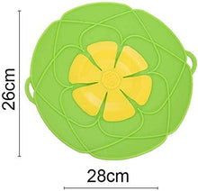 Load image into Gallery viewer, Silicagel Spill-Proof Pot Cover Silicone Anti-Flapping Pot Cover Anti-Oil Splash Silicone 26cm round Kitchen Anti-Boiling Pot Cover