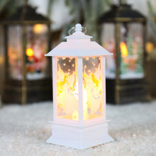 Load image into Gallery viewer, Christmas Storm Lantern Candlestick Lamp Small Night Lamp Elderly Snowman Decoration Small Night Lamp Desktop Decoration Christmas Decorations
