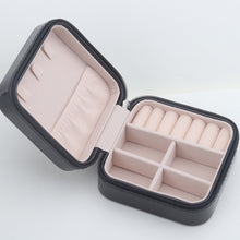 Load image into Gallery viewer, Jewelry Storage Box Earring Portable Cosmetic Bag Multi-Partition Holders Case