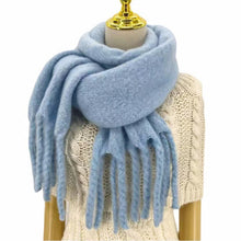 Load image into Gallery viewer, Autumn and Winter Scarf Women's Thick Circle Yarn Warm Men and Women All-Matching Scarf Student Tassel Shawl