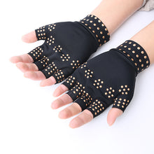 Load image into Gallery viewer, Dispensing Half Finger Pressure Gloves Cycling Non-Slip Warm Rehabilitation Training Fitness Exercise Gloves