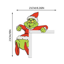 Load image into Gallery viewer, Christmas Green Miracle Fighter Corner Decoration Wooden Door Corner Decoration Home Decoration