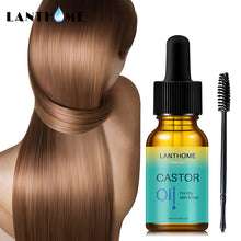Load image into Gallery viewer, Hair Care Essential Oil Genuine Ricinus Communis Essential Oil Cosmetics Supple Hair Eyebrows Eyelashe Essence