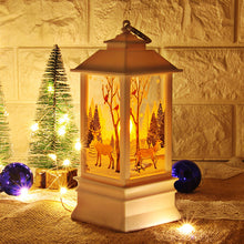 Load image into Gallery viewer, Christmas Storm Lantern Candlestick Lamp Small Night Lamp Old Snowman Decoration Small Night Lamp Desktop Decoration