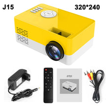 Load image into Gallery viewer, J15 Mini Projector Home HD Children Entertainment Portable Video Projector