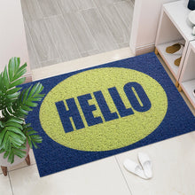 Load image into Gallery viewer, Porch Creative Design Door Mat Carpet PVC Anti-slip Mat Silk Loop Can Be Cut Custom Home Mat Carpet Small Size Entrance Door Mat