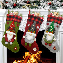Load image into Gallery viewer, 2023 Christmas Decorative Gift Faceless Doll Christmas Stockings Pendant Santa Claus Children Christmas Gift Bag