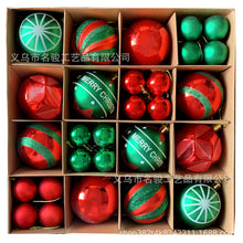 Load image into Gallery viewer, Christmas Decoration 6cm Electroplating Ball Plastic Ball Shaped Painted Christmas Ball Gift Christmas Tree Pendant