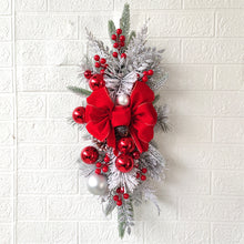 Load image into Gallery viewer, Christmas Stairs Bow Ornaments New Year Atmosphere Nordic Home Style Scene Decorations