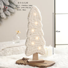 Load image into Gallery viewer, Christmas Gift Decoration Wooden Wool Felt Cute Santa Claus Christmas Tree Desktop Decoration Kids Gift