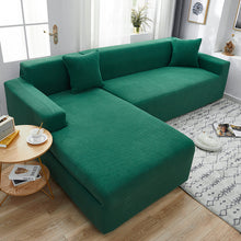 Load image into Gallery viewer, Polar Fleece Sofa Cover All-Inclusive Stretch Pure Color Thickened Modern Simple Imperial Concubine Cover Seat Cover Lazy Combination