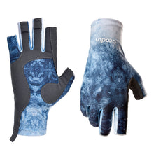 Load image into Gallery viewer, Summer New Fishing Gloves Exposed Five-Finger Lycra Transfer Lure Gloves