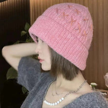 Load image into Gallery viewer, New Loose Woolen Cap Women's 2023 Autumn and Winter Warm Ear Protection Knitted Hat Men