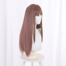 Load image into Gallery viewer, Game Light and Night Cosplay Heroine Long Straight Costume Heat Resistant Synthetic Hair Halloween Carnival Party + Free Wig Cap