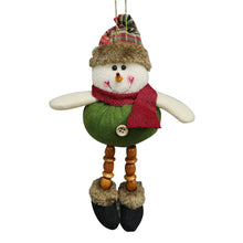 Load image into Gallery viewer, 2pcs Christmas Decorations Old Man Snowman Elk Christmas Gift Small Pendant Plush Doll Christmas Tree Pendant Supplies