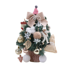 Load image into Gallery viewer, Mini Christmas Tree Small Desktop Decoration Diy60cm Christmas Tree Pink Luminous Package Christmas Decoration