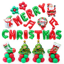 Load image into Gallery viewer, Christmas Balloon Set Latex Balloon Chain Arch KTV Christmas Decoration Balloon