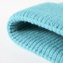 Load image into Gallery viewer, Beanie Hat Women's Autumn and Winter Wild Light Board Show Face Men's Knitted Hat Black Fashionable Warm Woolen Cap Women