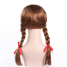 Load image into Gallery viewer, Halloween Annabel Cosplay Wig Props Twist Braid Bow Styling Wig