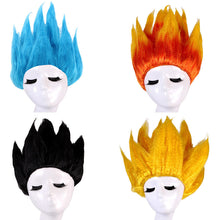 Load image into Gallery viewer, Dragon Ball Monkey King Cosplay Children's Performance Wig Dragon Ball Saiyan Fluffy Cos Lotus Head
